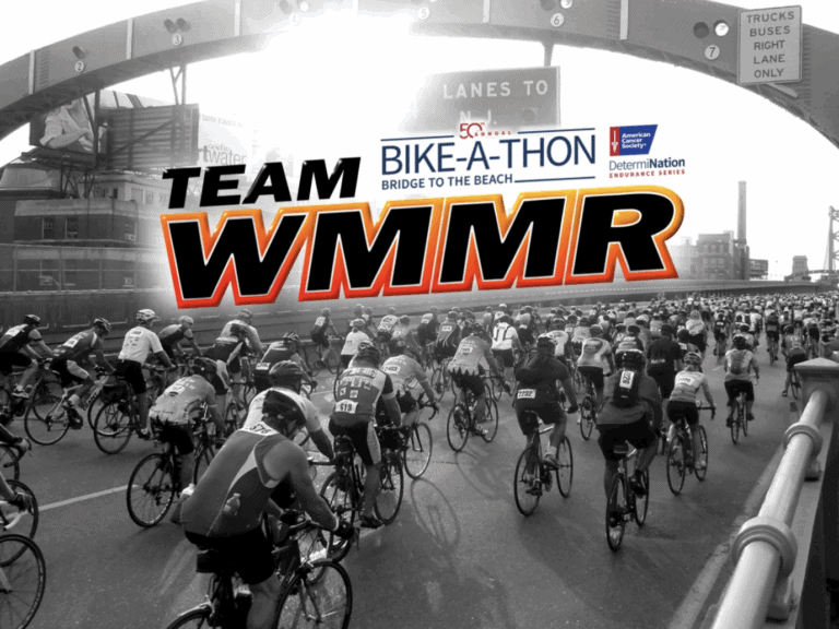 Team WMMR Banner for the 2022 ACS Bike-a-thon