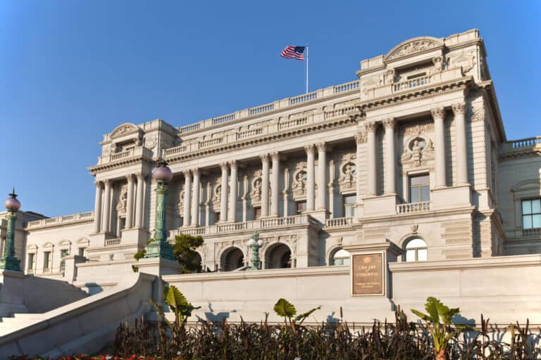 Exterior view of the Library of Congress