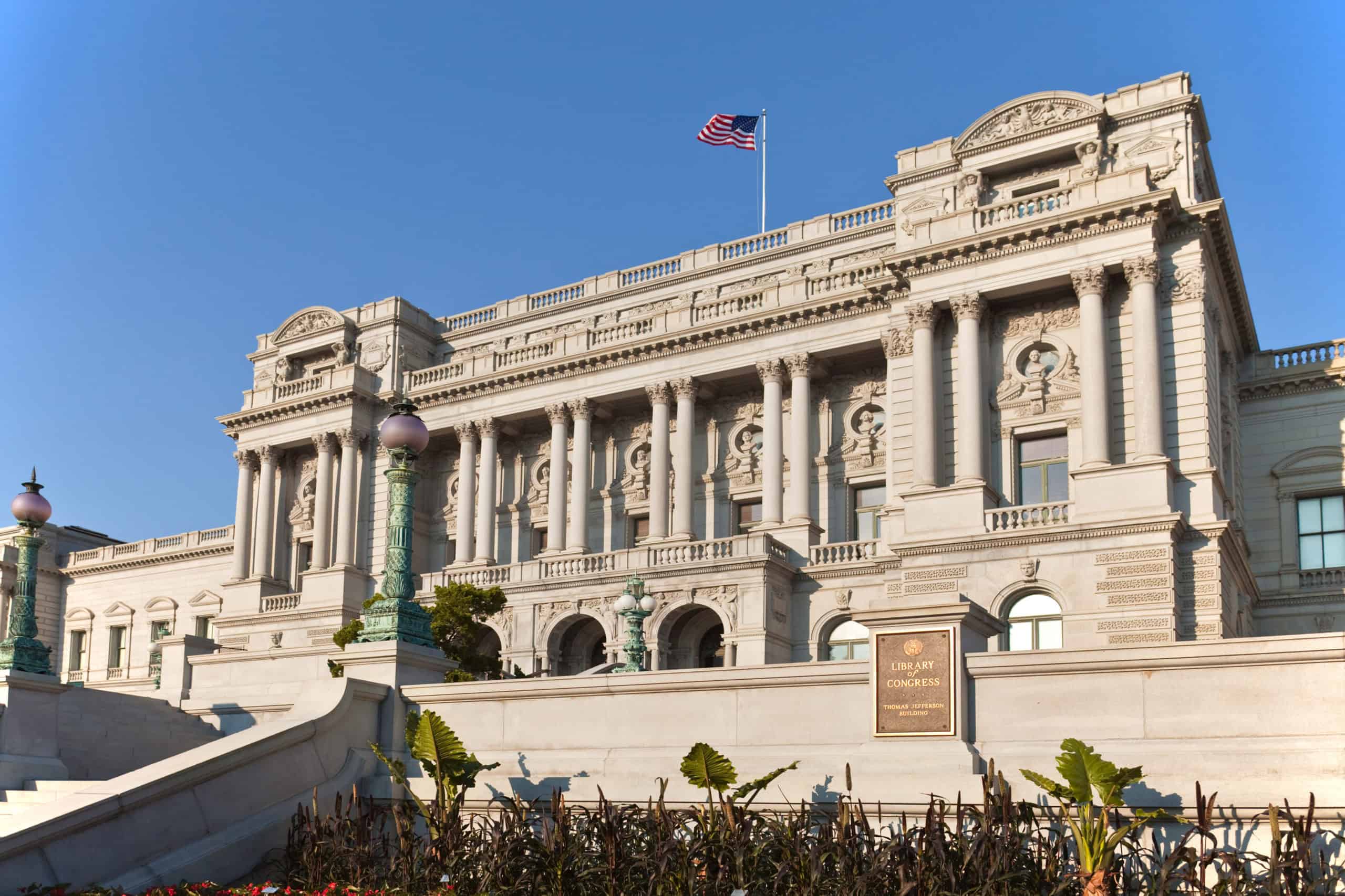 Exterior view of the Library of Congress
